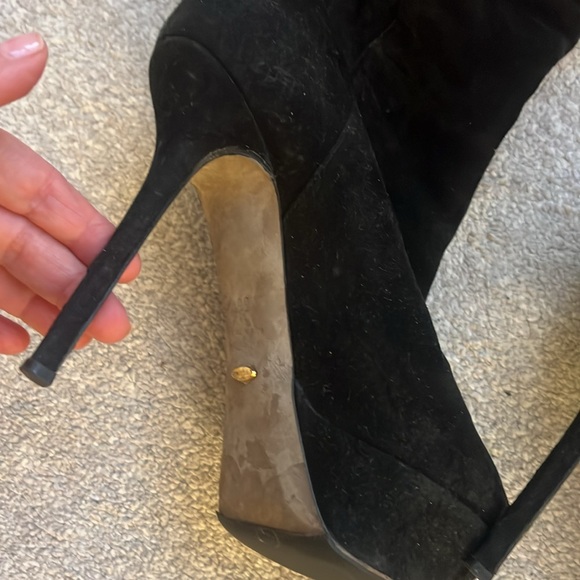 Sergio Rossi suede platform boots. - Picture 5 of 8